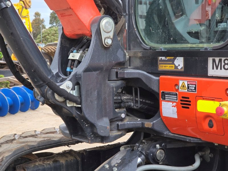 2022 KUBOTA U48-4 5T EXCAVATOR (M874) WITH A/C CAB, BUCKETS AND 880 HOURS