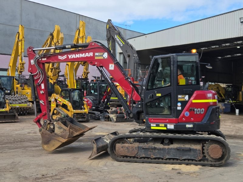 2022 YANMAR SV100-2 10T EXCAVATOR (E381) WITH 1450 HRS