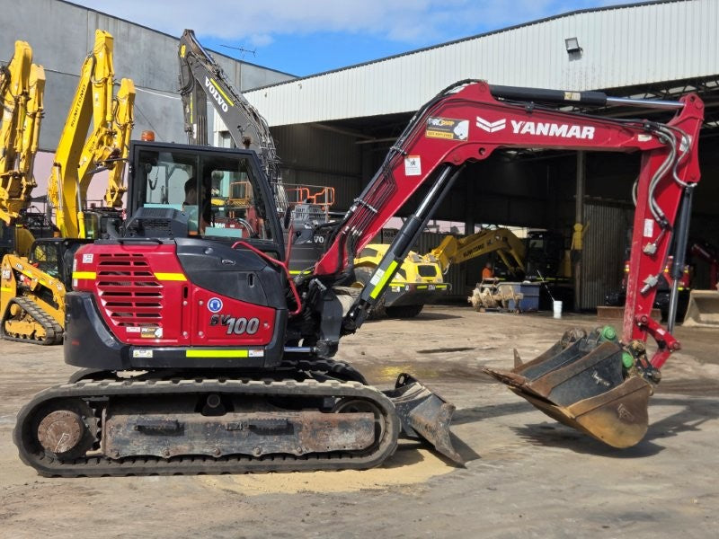 2022 YANMAR SV100-2 10T EXCAVATOR (E381) WITH 1450 HRS