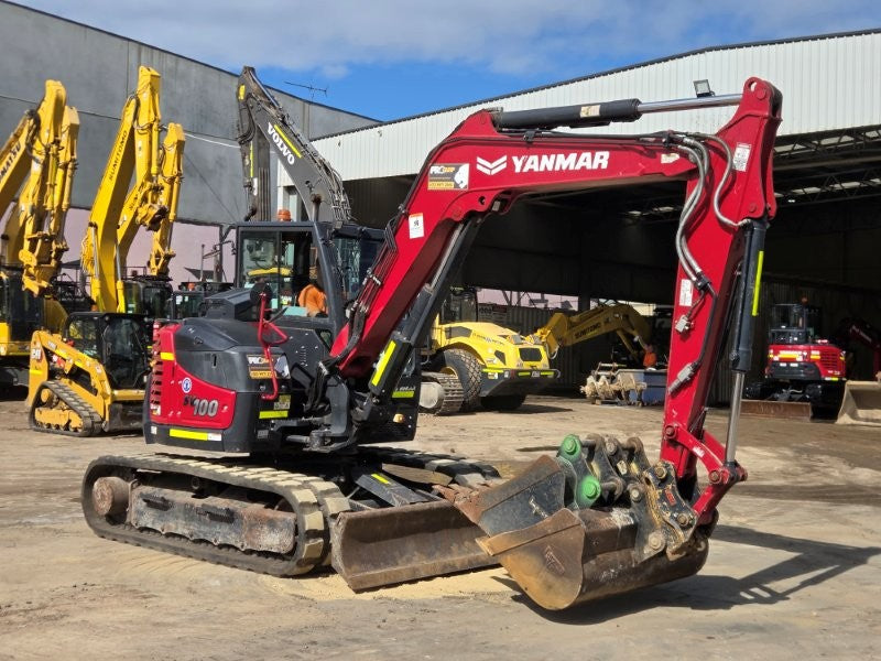 2022 YANMAR SV100-2 10T EXCAVATOR (E381) WITH 1450 HRS