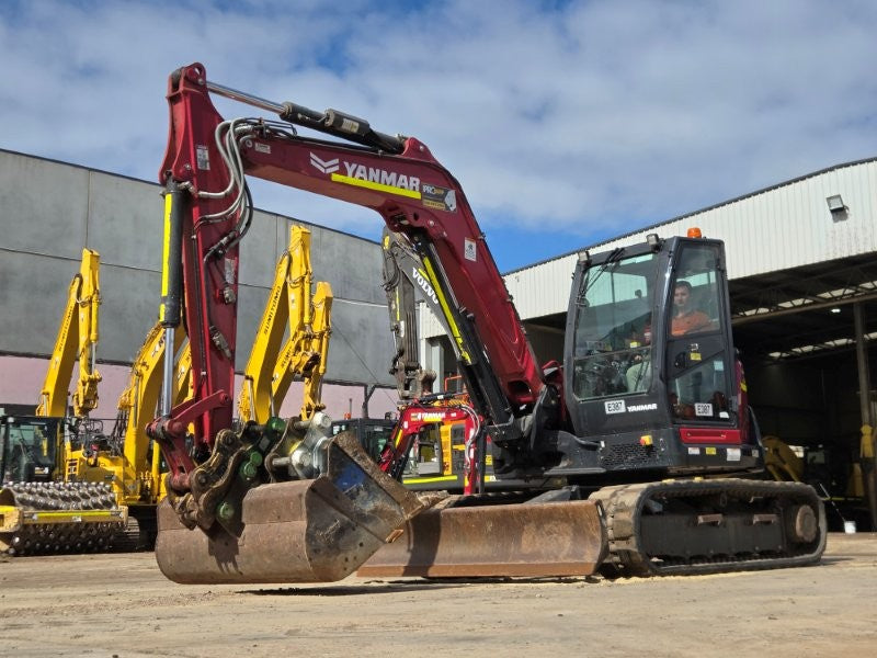 2022 YANMAR SV100-2 10T EXCAVATOR (E387) WITH LOW 1650 HOURS
