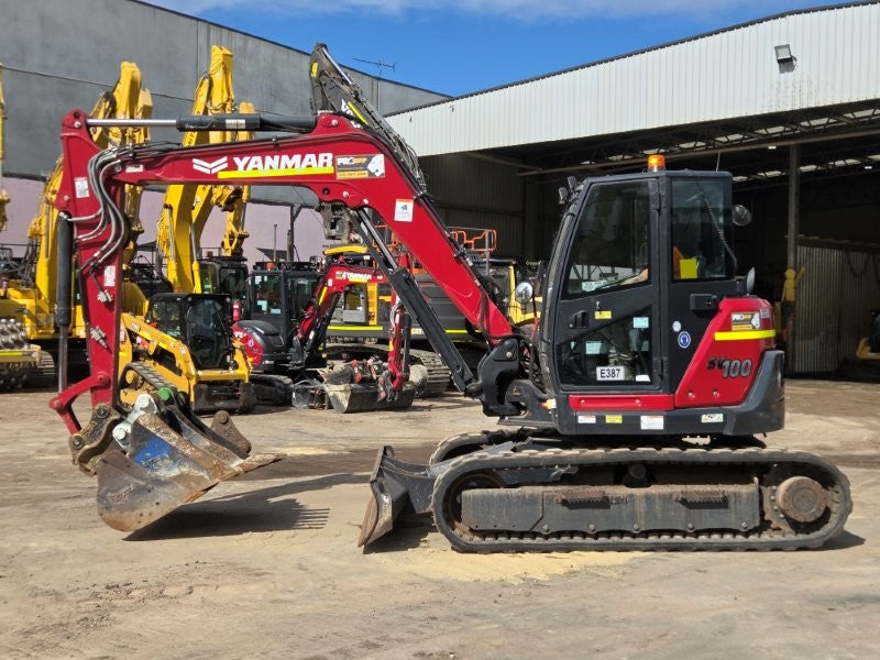 2022 YANMAR SV100-2 10T EXCAVATOR (E387) WITH LOW 1650 HOURS