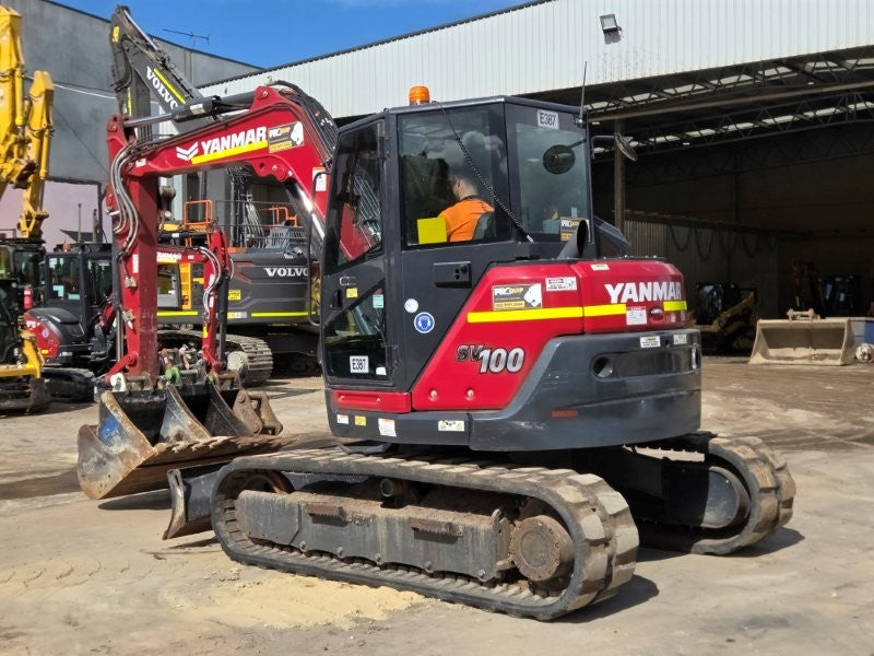 2022 YANMAR SV100-2 10T EXCAVATOR (E387) WITH LOW 1650 HOURS