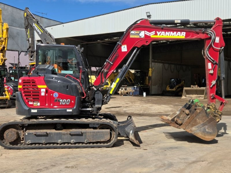 2022 YANMAR SV100-2 10T EXCAVATOR (E387) WITH LOW 1650 HOURS