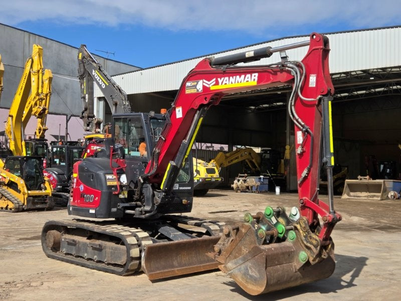 2022 YANMAR SV100-2 10T EXCAVATOR (E387) WITH LOW 1650 HOURS