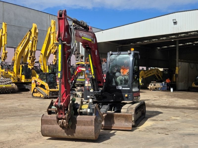 2022 YANMAR SV100-2 10T EXCAVATOR (E387) WITH LOW 1650 HOURS