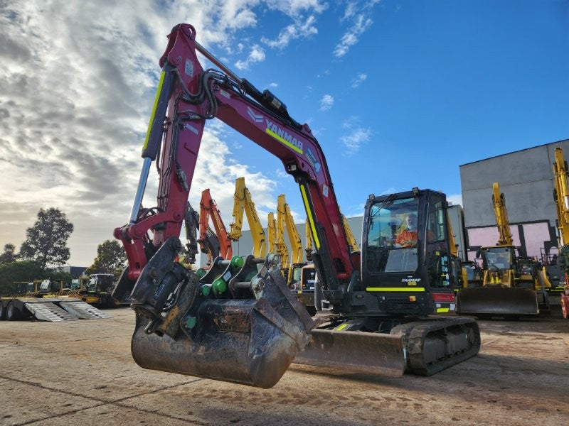 2022 YANMAR VIO80 8T EXCAVATOR (M904) WITH TILT HITCH, BUCKETS AND 1685 HRS