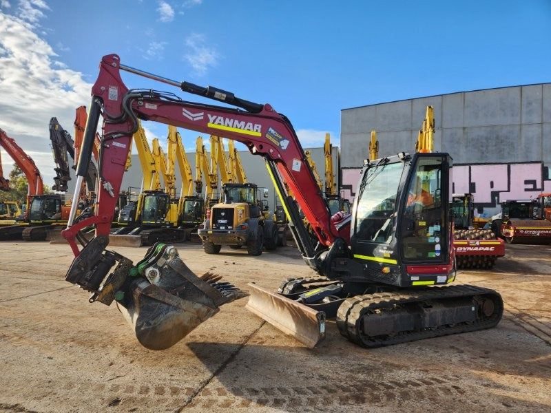 2022 YANMAR VIO80 8T EXCAVATOR (M904) WITH TILT HITCH, BUCKETS AND 1685 HRS