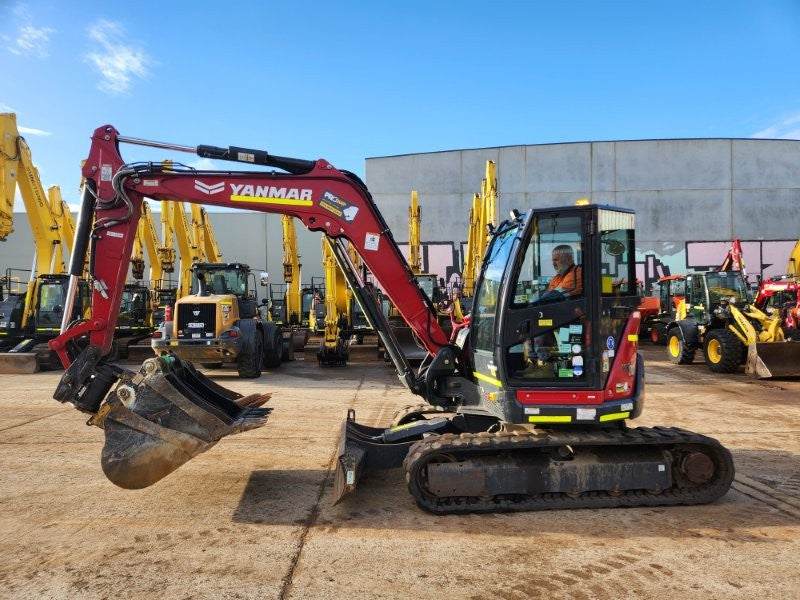 2022 YANMAR VIO80 8T EXCAVATOR (M904) WITH TILT HITCH, BUCKETS AND 1685 HRS