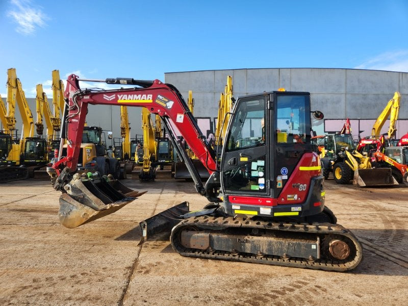 2022 YANMAR VIO80 8T EXCAVATOR (M904) WITH TILT HITCH, BUCKETS AND 1685 HRS