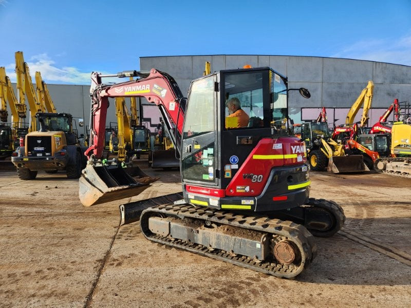 2022 YANMAR VIO80 8T EXCAVATOR (M904) WITH TILT HITCH, BUCKETS AND 1685 HRS