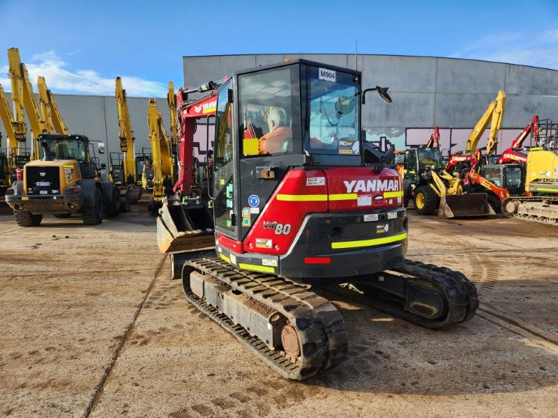 2022 YANMAR VIO80 8T EXCAVATOR (M904) WITH TILT HITCH, BUCKETS AND 1685 HRS