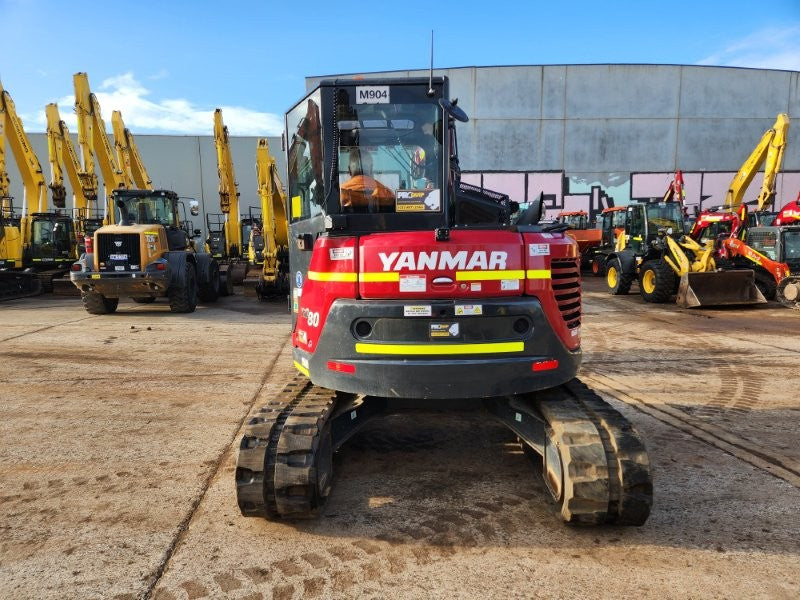 2022 YANMAR VIO80 8T EXCAVATOR (M904) WITH TILT HITCH, BUCKETS AND 1685 HRS