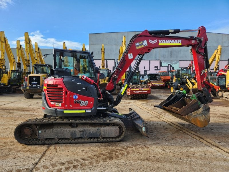 2022 YANMAR VIO80 8T EXCAVATOR (M904) WITH TILT HITCH, BUCKETS AND 1685 HRS