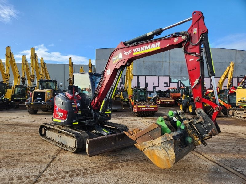 2022 YANMAR VIO80 8T EXCAVATOR (M904) WITH TILT HITCH, BUCKETS AND 1685 HRS
