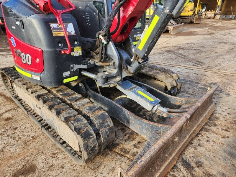 2022 YANMAR VIO80 8T EXCAVATOR (M904) WITH TILT HITCH, BUCKETS AND 1685 HRS