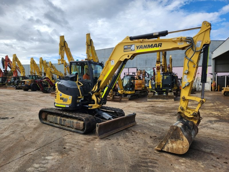 2021 YANMAR VIO80 8T EXCAVATOR (M758) WITH HITCH, BUCKETS AND 1475 HOURS