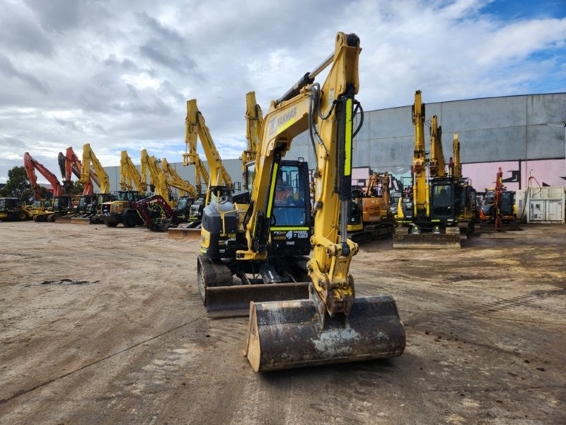 2021 YANMAR VIO80 8T EXCAVATOR (M758) WITH HITCH, BUCKETS AND 1475 HOURS