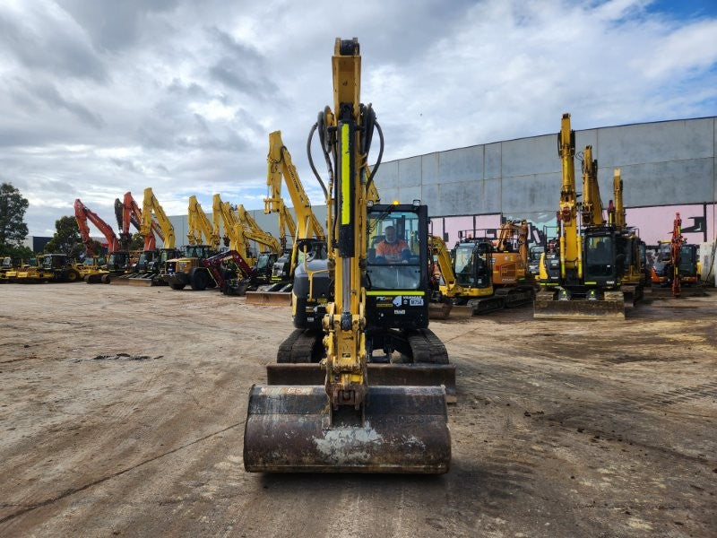 2021 YANMAR VIO80 8T EXCAVATOR (M758) WITH HITCH, BUCKETS AND 1475 HOURS