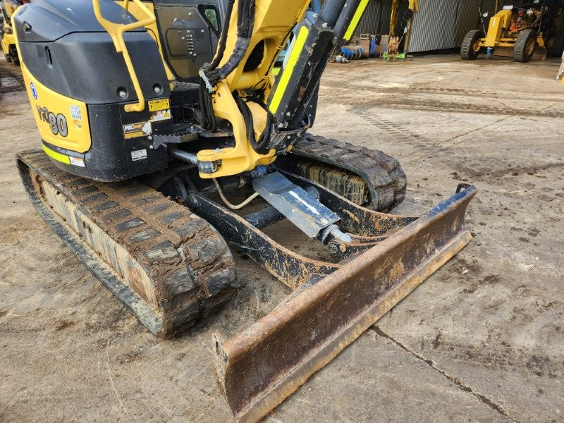 2021 YANMAR VIO80 8T EXCAVATOR (M758) WITH HITCH, BUCKETS AND 1475 HOURS