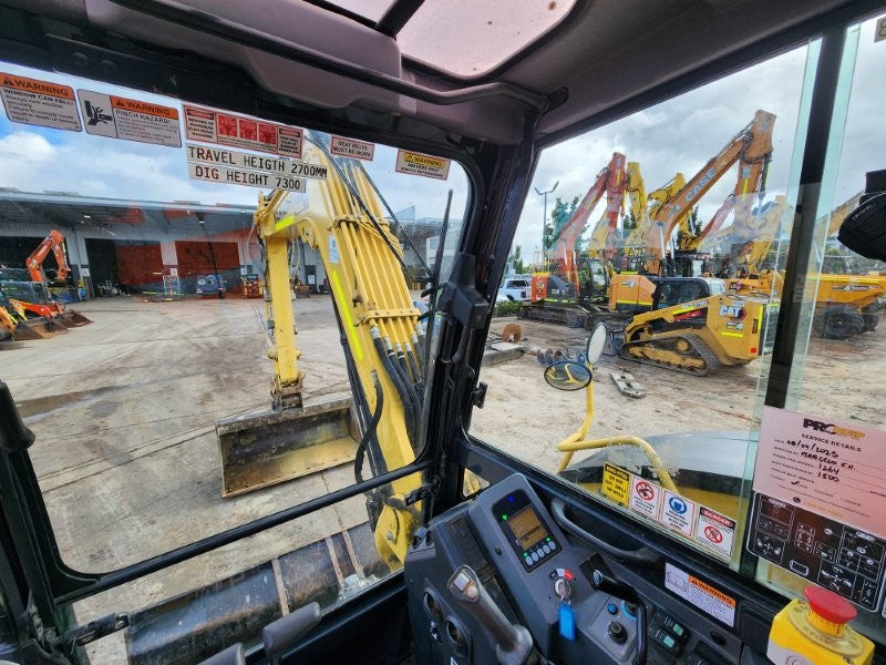 2021 YANMAR VIO80 8T EXCAVATOR (M758) WITH HITCH, BUCKETS AND 1475 HOURS