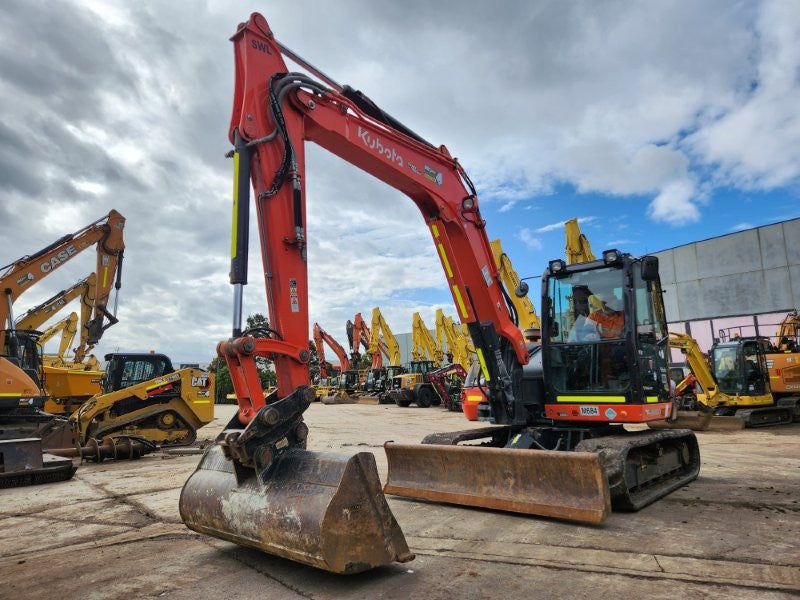 2020 KUBOTA KX080 EXCAVATOR WITH FULL CIVIL SPEC, RUBBER TRACKS AND 1450 HRS