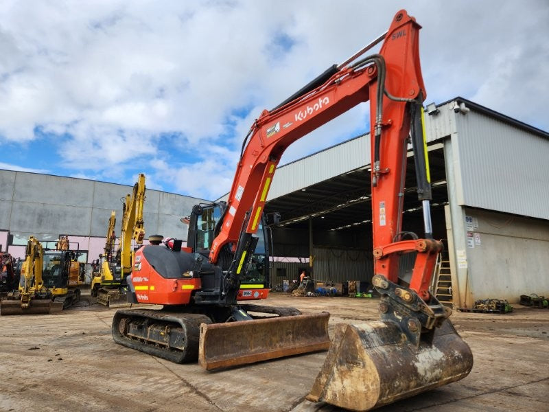 2020 Kubota KX080 Excavator With Full Civil Spec, Rubber Tracks And 1850 Hrs