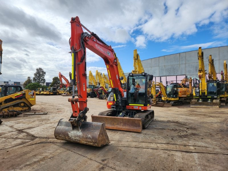 2020 KUBOTA KX080 EXCAVATOR WITH FULL CIVIL SPEC, RUBBER TRACKS AND 1450 HRS