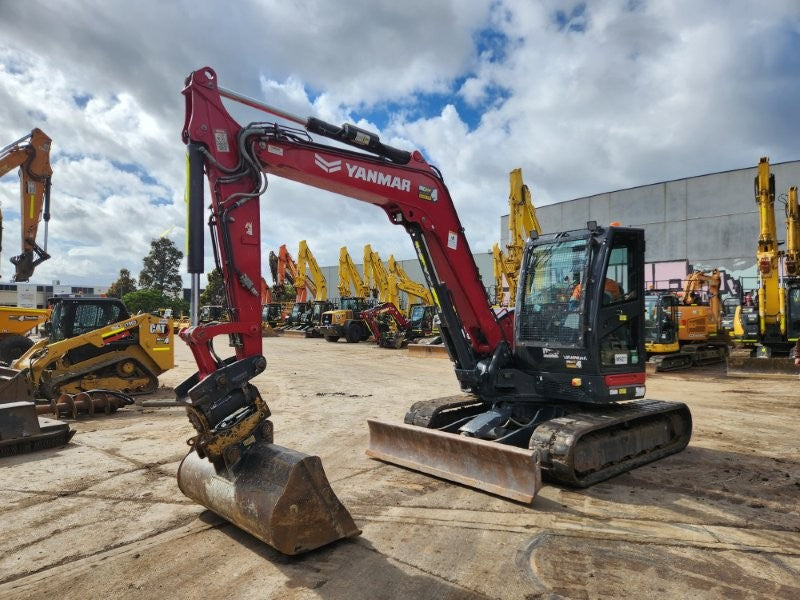 2022 YANMAR VIO80 8T EXCAVATOR (M927) WITH TILT HITCH, BUCKETS AND 1980 HOURS