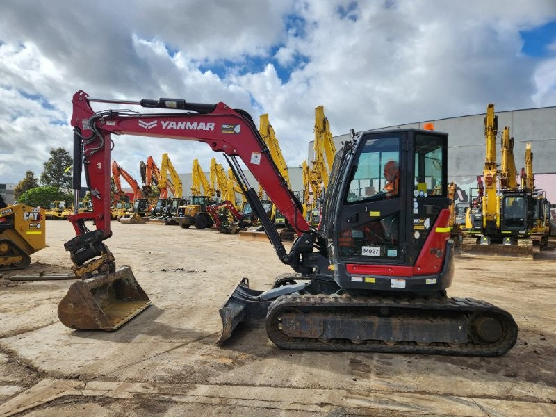 2022 YANMAR VIO80 8T EXCAVATOR (M927) WITH TILT HITCH, BUCKETS AND 1980 HOURS