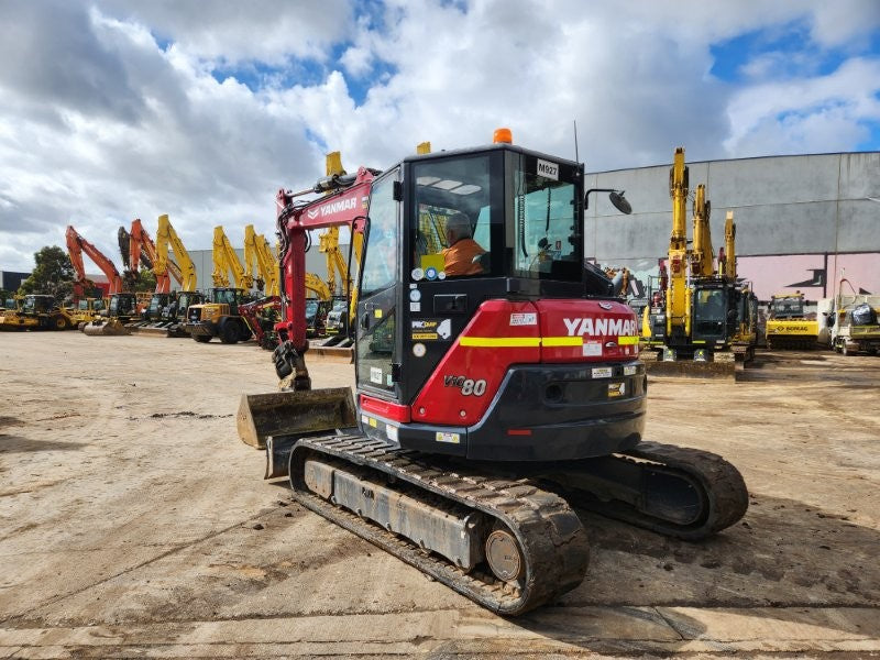 2022 YANMAR VIO80 8T EXCAVATOR (M927) WITH TILT HITCH, BUCKETS AND 1980 HOURS