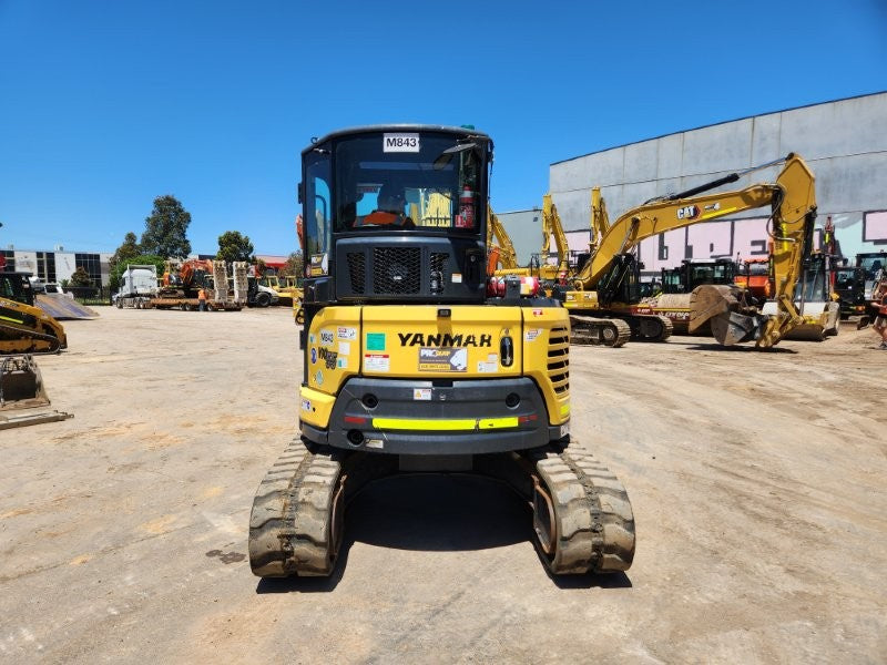 2022 YANMAR VIO55-6 EXCAVATOR (M843) WITH TILT HITCH, BUCKETS, 1498 HOURS