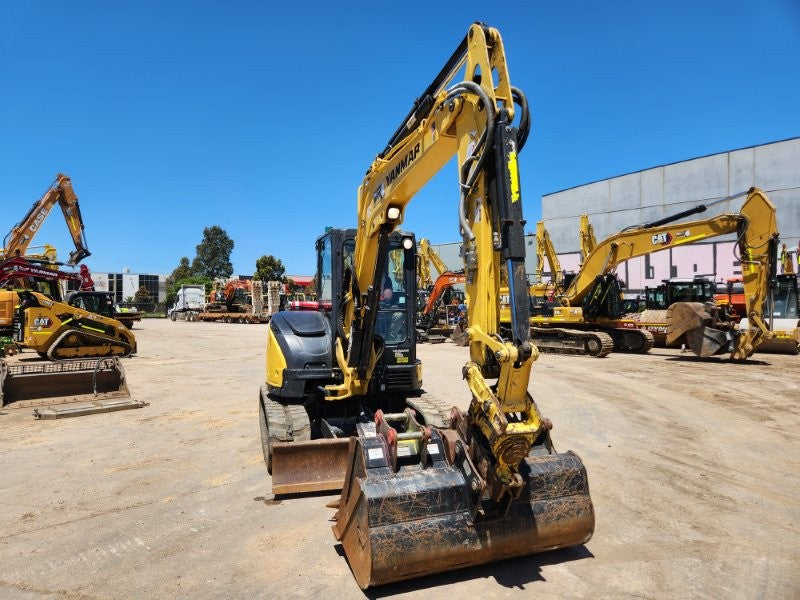 2022 YANMAR VIO55-6 EXCAVATOR (M843) WITH TILT HITCH, BUCKETS, 1498 HOURS