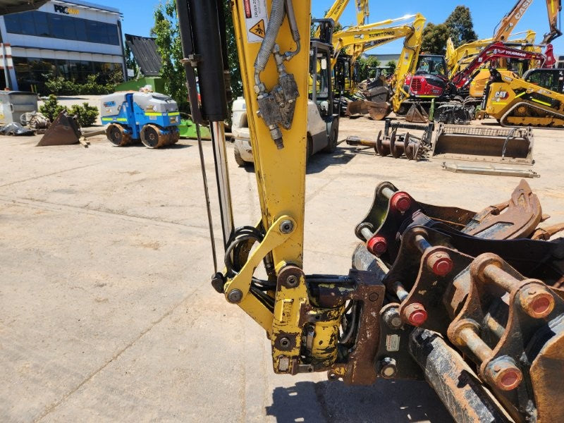 2022 YANMAR VIO55-6 EXCAVATOR (M843) WITH TILT HITCH, BUCKETS, 1498 HOURS