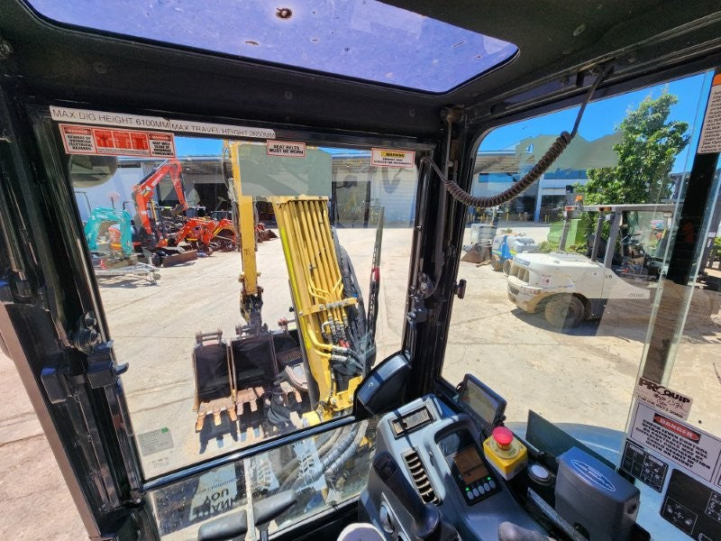 2022 YANMAR VIO55-6 EXCAVATOR (M843) WITH TILT HITCH, BUCKETS, 1498 HOURS