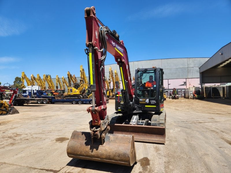 2022 YANMAR SV100-2 10T EXCAVATOR (E356) WITH BUCKETS, CIVIL SPEC, 1750 HOURS