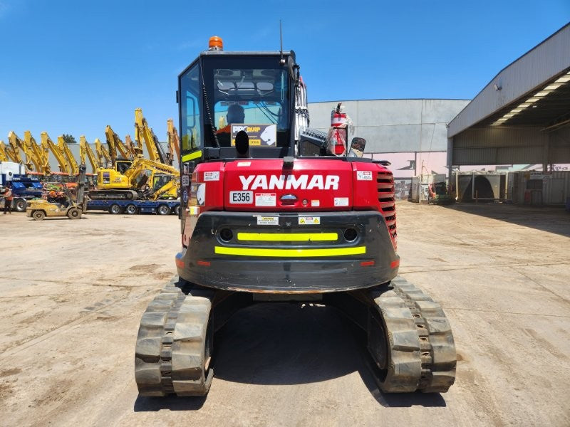 2022 YANMAR SV100-2 10T EXCAVATOR (E356) WITH BUCKETS, CIVIL SPEC, 1750 HOURS