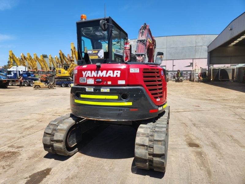 2022 YANMAR SV100-2 10T EXCAVATOR (E356) WITH BUCKETS, CIVIL SPEC, 1750 HOURS