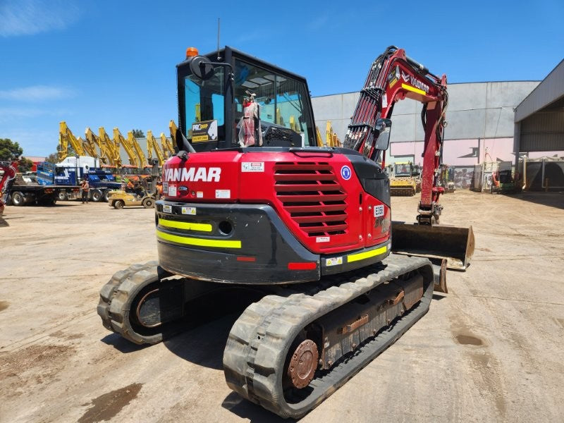 2022 YANMAR SV100-2 10T EXCAVATOR (E356) WITH BUCKETS, CIVIL SPEC, 1750 HOURS