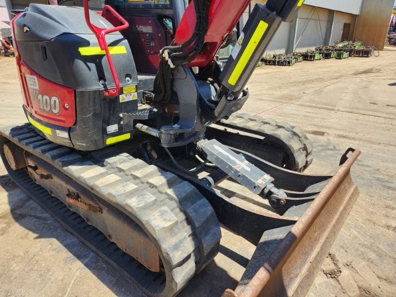 2022 YANMAR SV100-2 10T EXCAVATOR (E356) WITH BUCKETS, CIVIL SPEC, 1750 HOURS