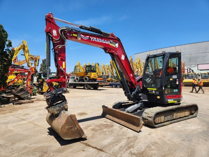 2023 YANMAR VIO80 8T EXCAVATOR (M958) WITH TILT HITCH, BUCKETS, 2150 HOURS