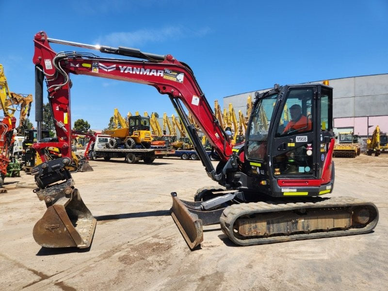 2023 YANMAR VIO80 8T EXCAVATOR (M958) WITH TILT HITCH, BUCKETS, 2150 HOURS
