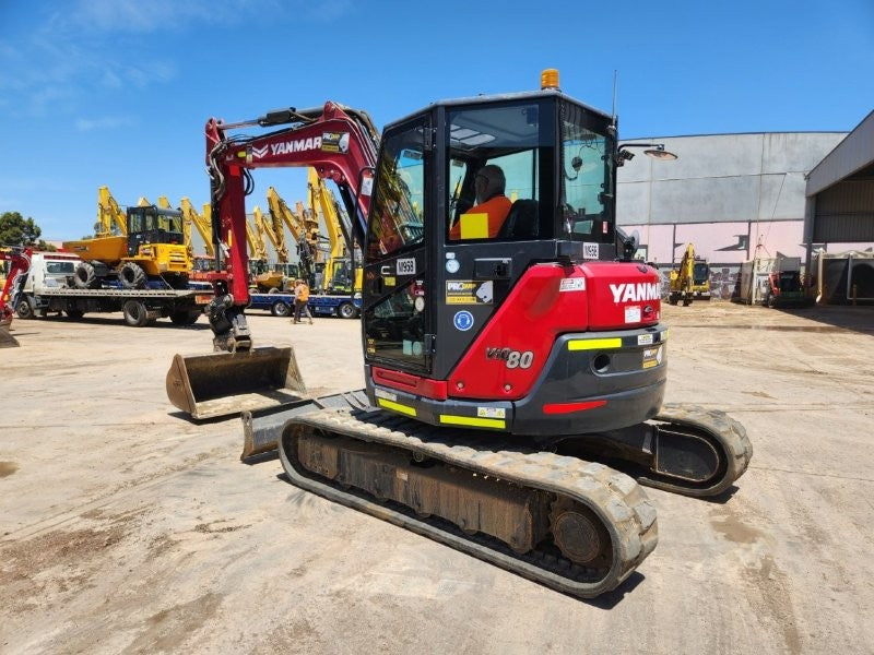 2023 YANMAR VIO80 8T EXCAVATOR (M958) WITH TILT HITCH, BUCKETS, 2150 HOURS