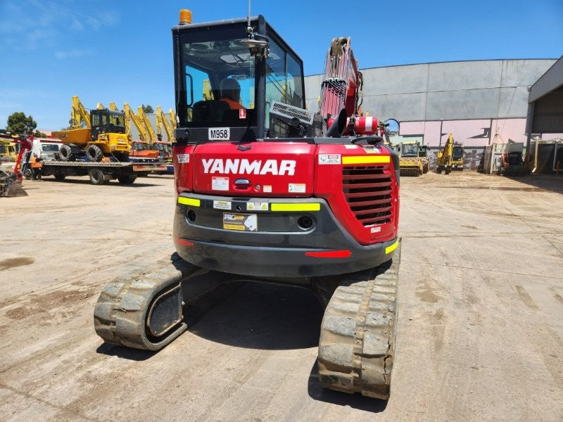 2023 YANMAR VIO80 8T EXCAVATOR (M958) WITH TILT HITCH, BUCKETS, 2150 HOURS