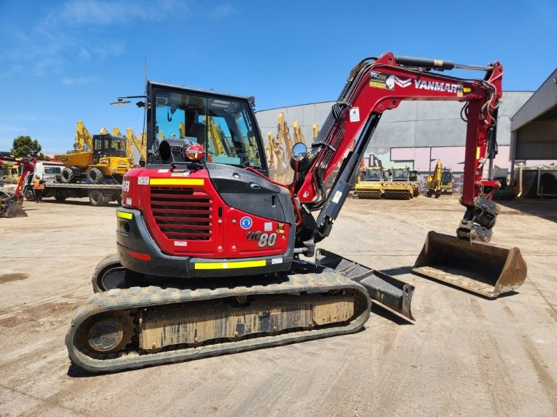 2023 YANMAR VIO80 8T EXCAVATOR (M958) WITH TILT HITCH, BUCKETS, 2150 HOURS