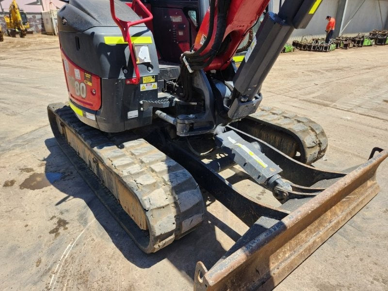 2023 YANMAR VIO80 8T EXCAVATOR (M958) WITH TILT HITCH, BUCKETS, 2150 HOURS