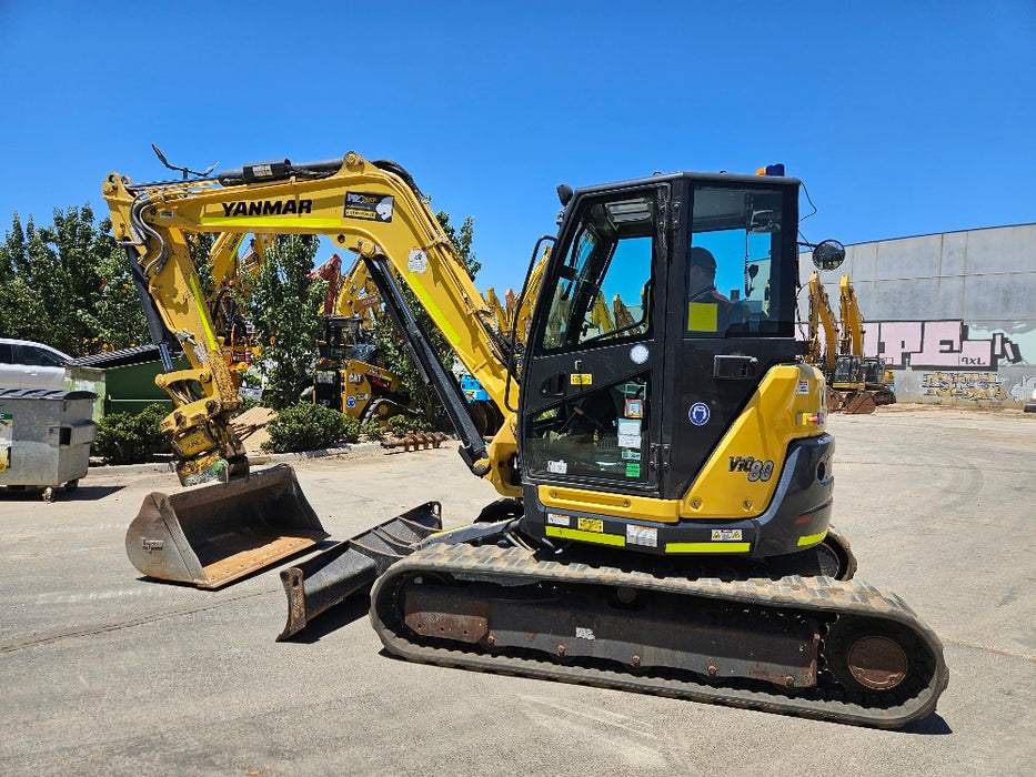 2021 YANMAR VIO80-1 8T EXCAVATOR (M722) WITH TILT HITCH, BUCKETS AND 2265 HRS