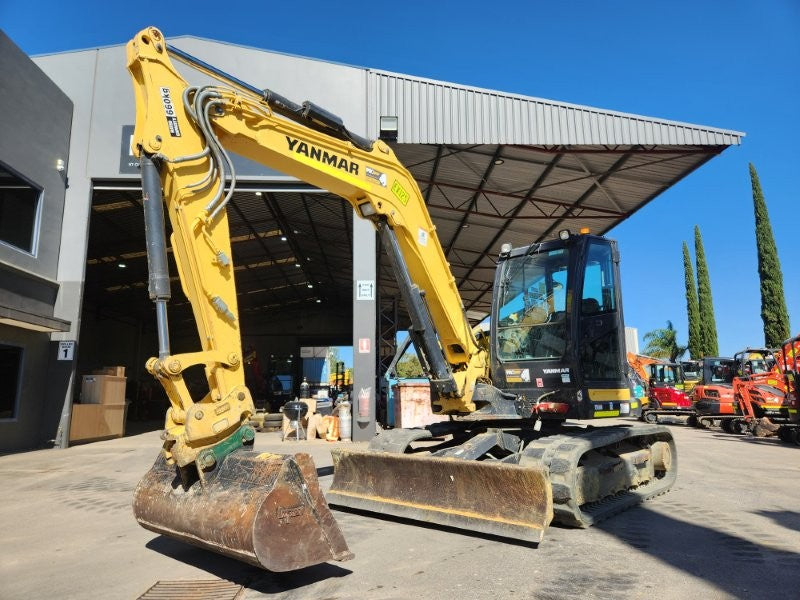 2022 YANMAR SV100-2 10T EXCAVATOR (EX125) WITH 3 X BUCKETS AND 1791 HOURS