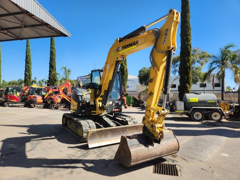 2022 YANMAR SV100-2 10T EXCAVATOR (EX125) WITH 3 X BUCKETS AND 1791 HOURS
