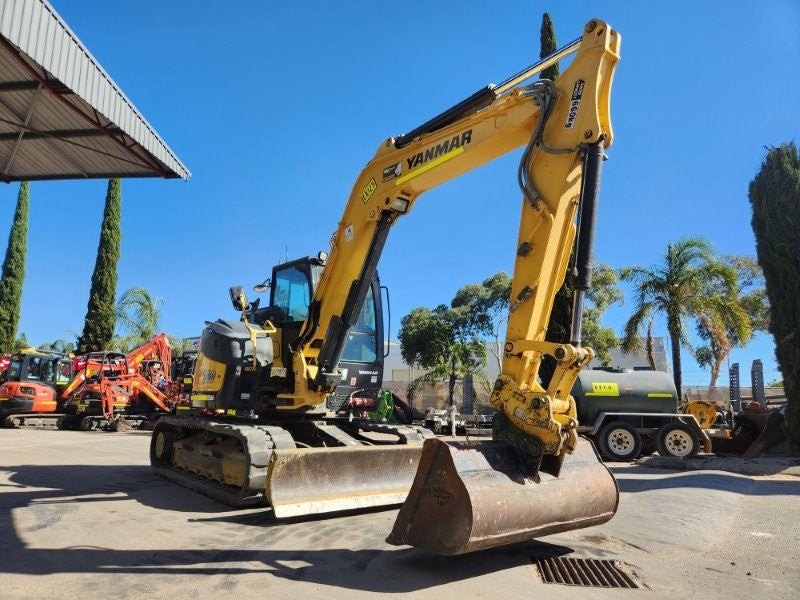 Proquip 2022 Yanmar SV100-2 10T Excavator (EX125) With 3 X Buckets And 1850 Hours